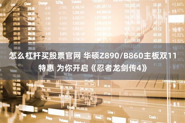 怎么杠杆买股票官网 华硕Z890/B860主板双11特惠 为你开启《忍者龙剑传4》