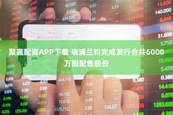 聚赢配资APP下载 瑞浦兰钧完成发行合共6000万股配售股份